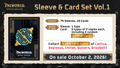 Palworld - Sleeve & Card Set Vol.1