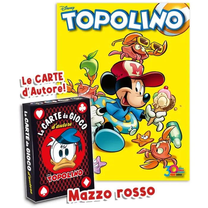Topolino 3585 Carte Mazzo rosso