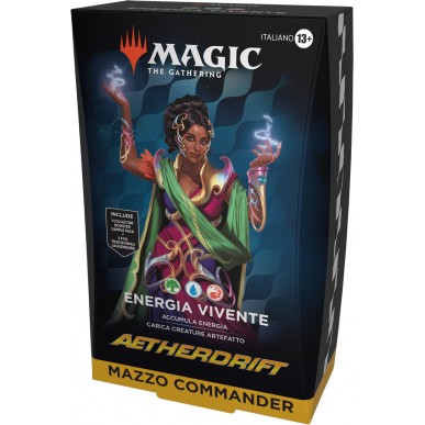 Magic the Gathering - Aetherdrift - Mazzo Commander Energia Vivente ITA