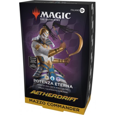 Magic the Gathering - Aetherdrift - Mazzo Commander Potenza Eterna ITA