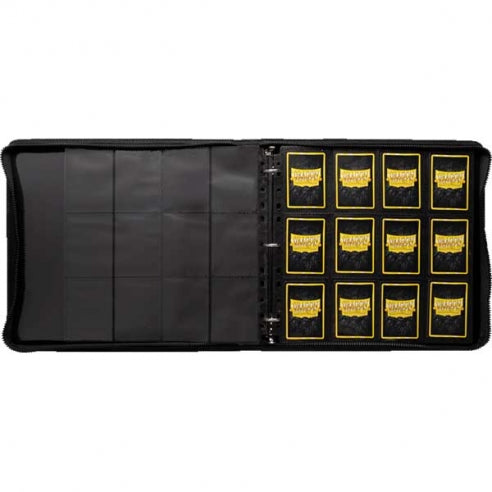 Dragon Shield - Album ad Anelli 12 Tasche Zipster XL 24 Pages Ashen White