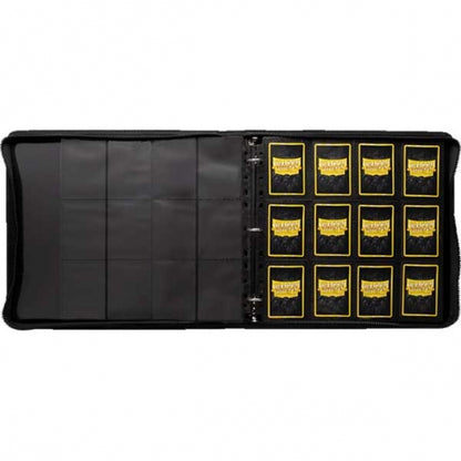 Dragon Shield - Album ad Anelli 12 Tasche Zipster XL 24 Pages Ashen White