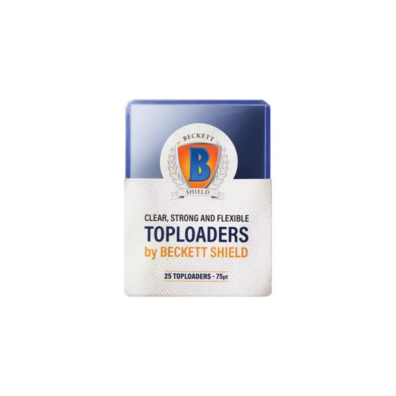 25 Toploader 75pt Regular Clear - Beckett Shield