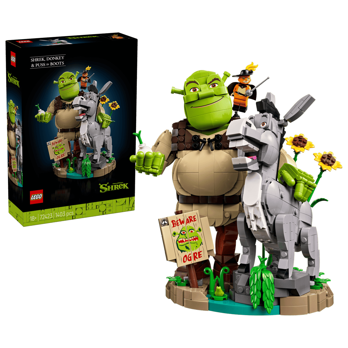 LEGO Shrek e Ciuchino