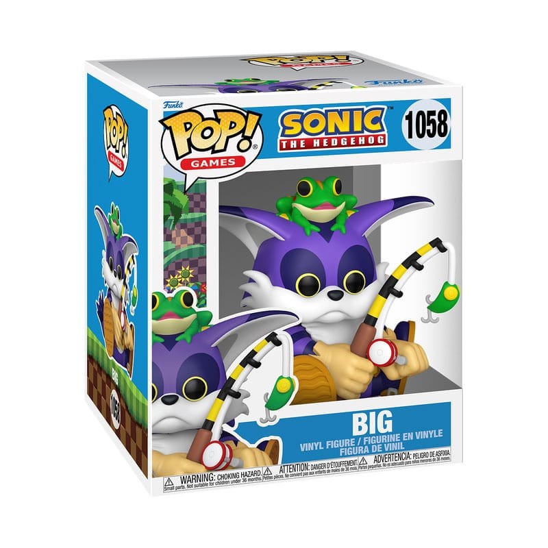 Funko Pop - Sonic - Big The Cat With Froggy