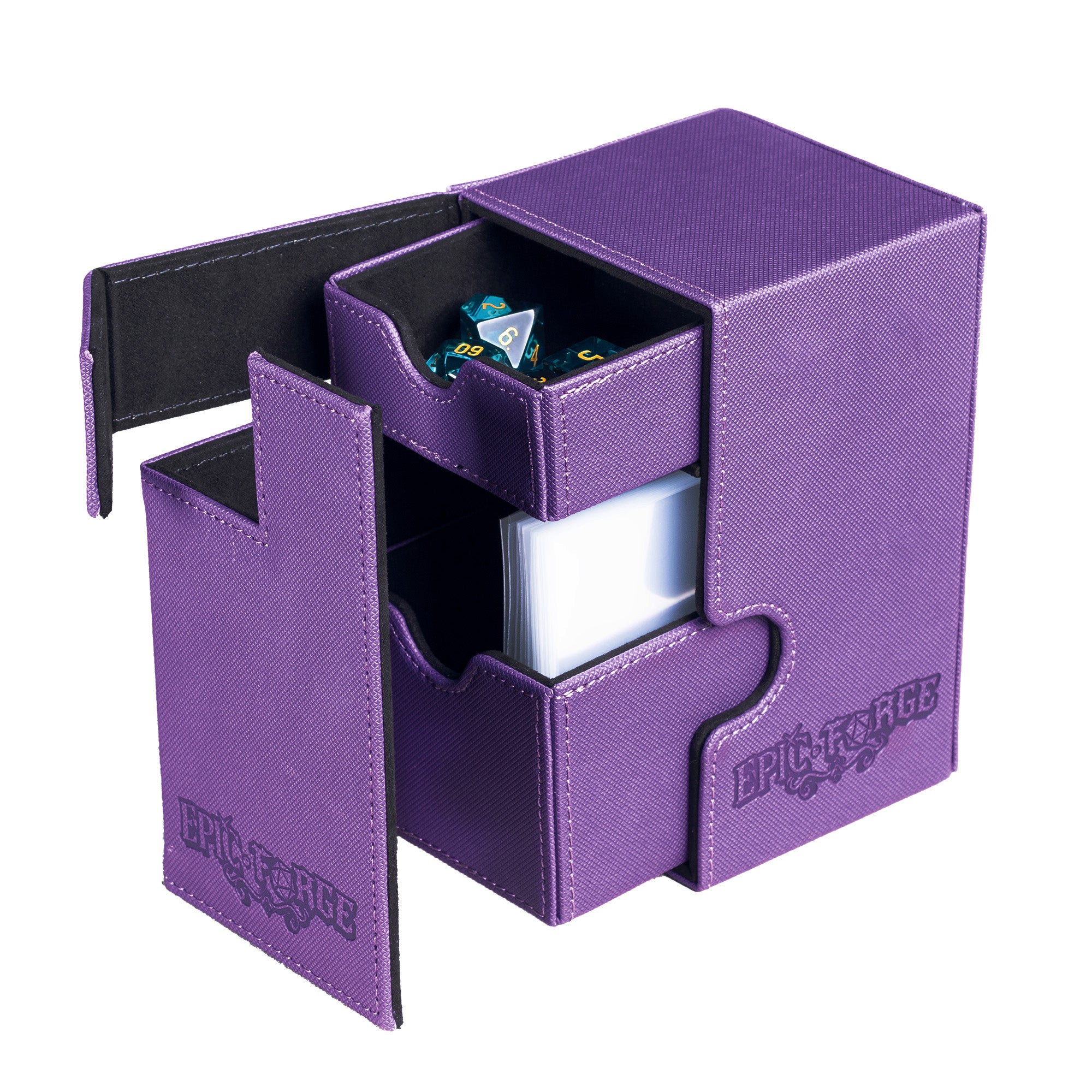 Epic Forge - Double Deck Box 100 cards And Dice storage