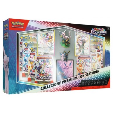 Pokemon - Evoluzioni Prismatiche - Collezione Premium con Statuina - Espeon e Umbreon ex (ITA)
