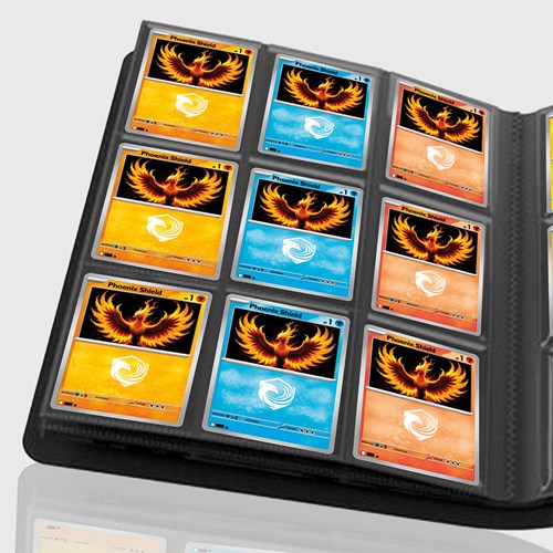 Phoenix Shield - Album Basic 9 Pockets / 22 Pages Black