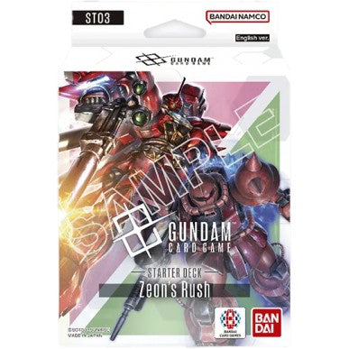 Gundam Card Game - Gundam Card Starter Set Zeon's Rush ST03 ENG