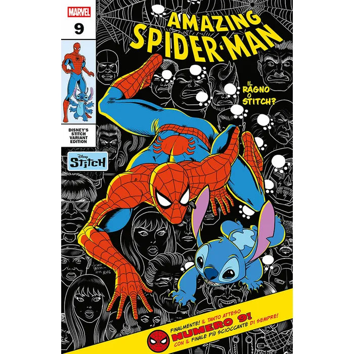 Amazing Spider-Man 9/882 Variant Cover Stitch di Luciano Vecchio