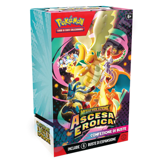 Pokemon - Megaevoluzione - Ascesa Eroica - Confezione di Buste Bundle ITA