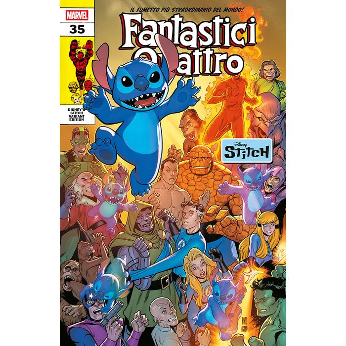 Fantastici Quattro 35/469 Variant Cover Stitch di Paco Medina