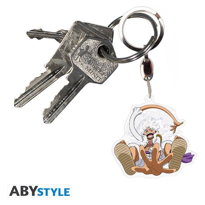 One Piece - Portachiavi Luffy Gear 5th acrilico