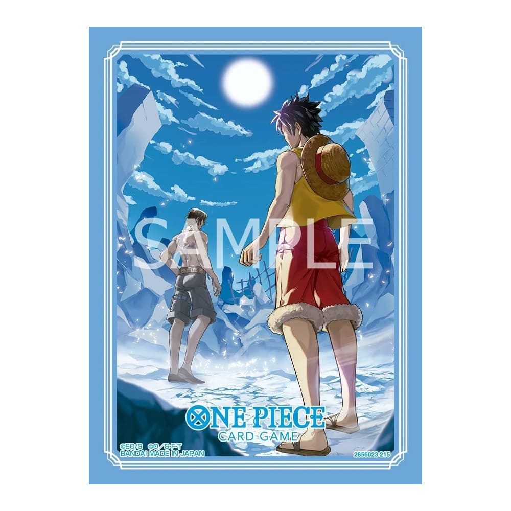 One Piece Card Game - Official Sleeves TCG+ Store Edition Luffy and Ace