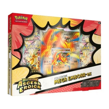 Pokemon - Megaevoluzione - Ascesa Eroica - Mega Emboar Ex ITA