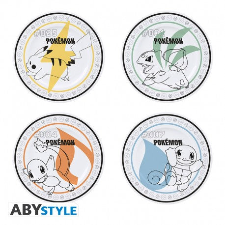 Pokemon - Set 4 Piatti