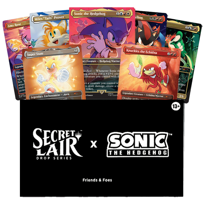 Magic The Gathering - Secret Lair x Sonic The Hedgehog - Friend & Foes