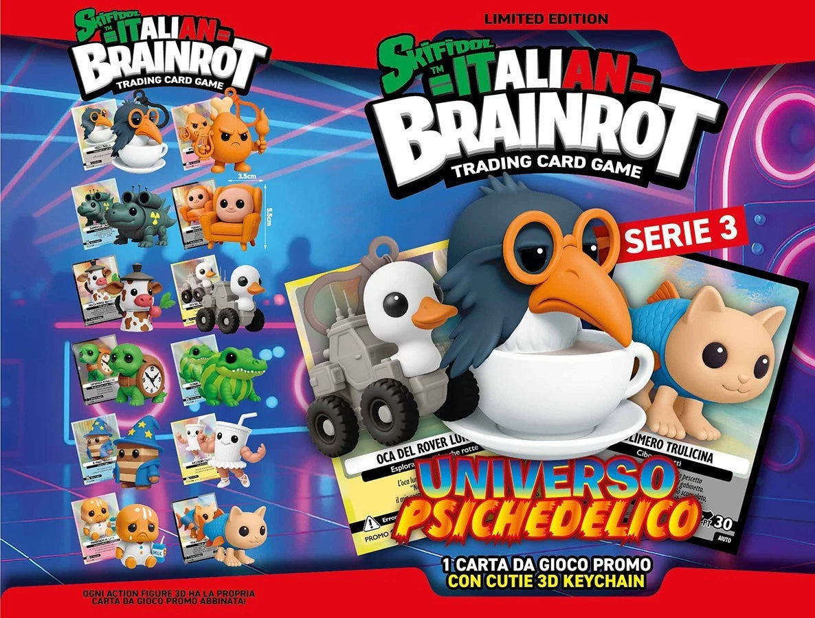 Skifidol Italian Brainrot Universo Pschedelico Serie 3 3D Keychain