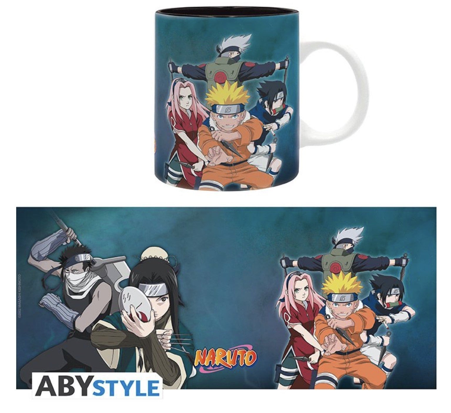 Naruto - Tazza "Team 7 vs Haku/Zabuza"