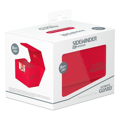 Ultimate Guard Deck Case Sidewinder Xenoskin 80+ Red