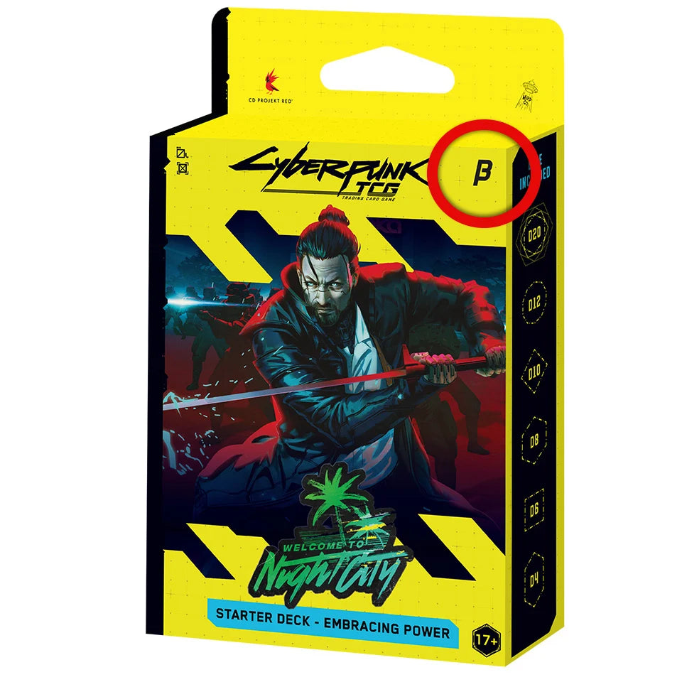 Cyberpunk - Welcome to Night City - Starter Deck Embracing Power ENG BETA