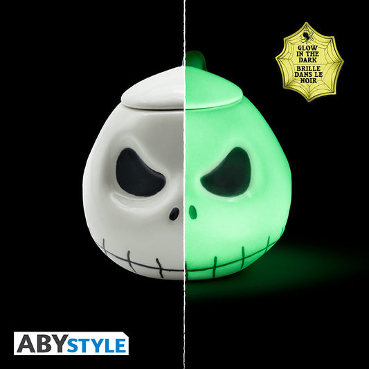 Disney - Nightmare Before Christmas - Tazza Jack Skellington Glow in the Dark 3D