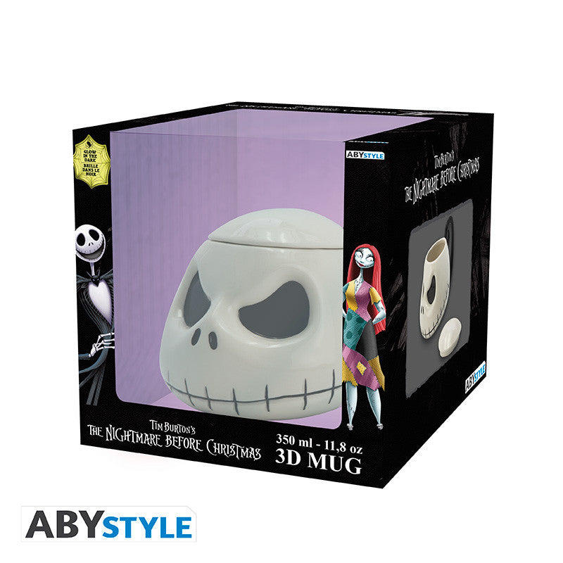 Disney - Nightmare Before Christmas - Tazza Jack Skellington Glow in the Dark 3D