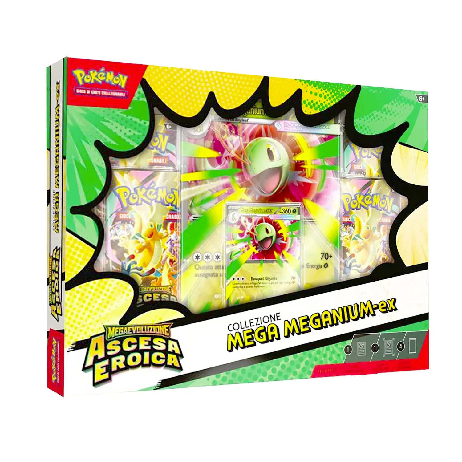 Pokemon - Megaevoluzione - Ascesa Eroica - Mega Meganium Ex ITA