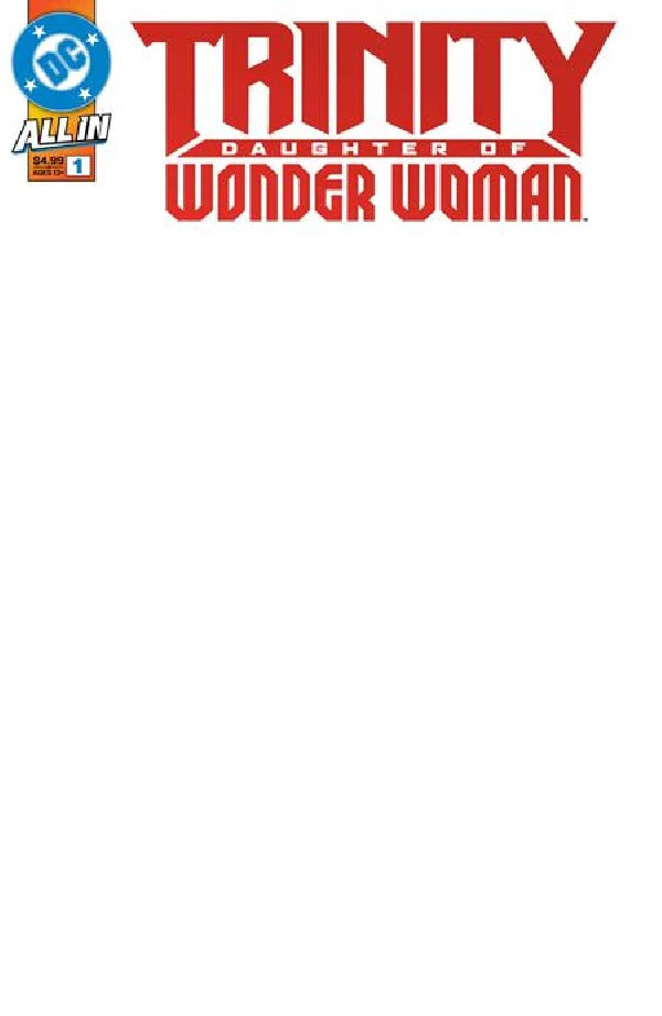 Trinity Daughter of Wonder Woman 1 Blank Cover Variant EN