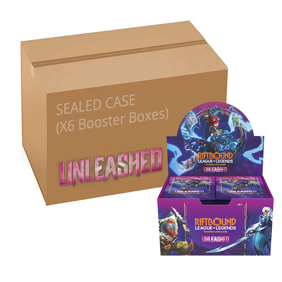 RiftBound: League of Legends: Unleashed - Case 6xBooster Pack 24 Bustine ENG