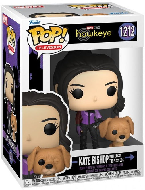 Funko Pop - Hawkeye - Kate Bishop (With Lucky The Pizza Dog)