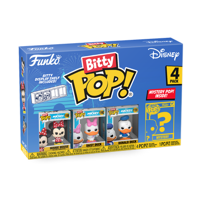 Funko Pop - Disney - Funko Bitty POP 4 Packs Minnie, Paperina, Paperino