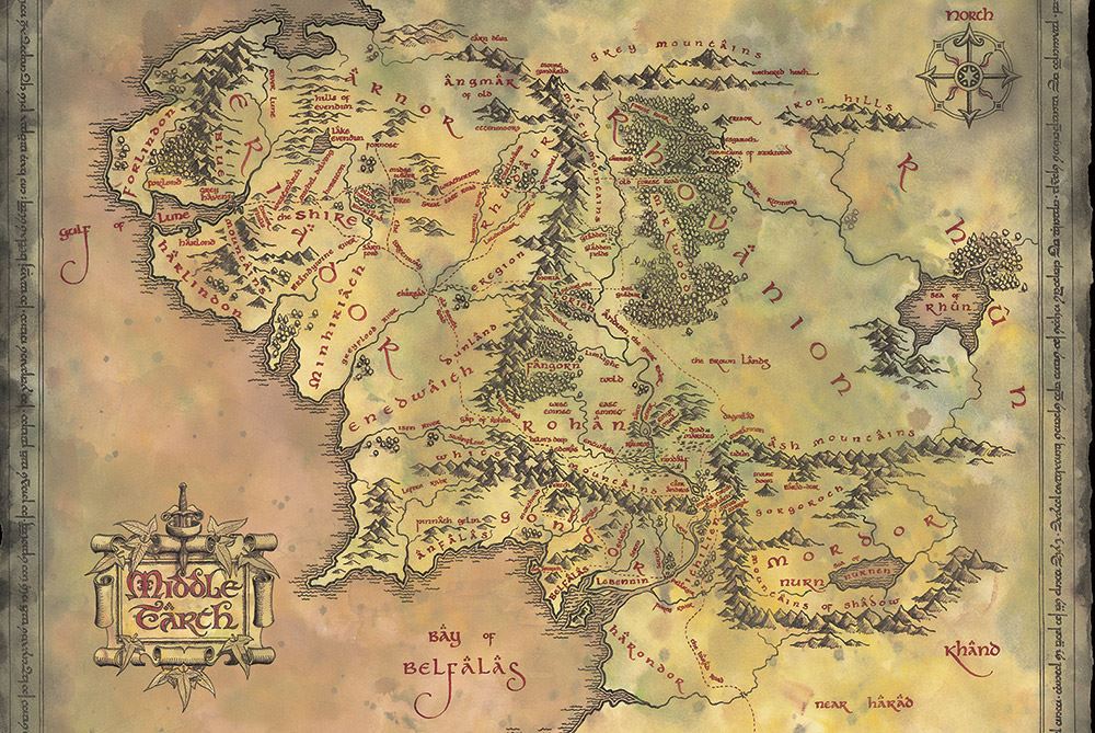 Lord of the Rings - Poster Terra di Mezzo