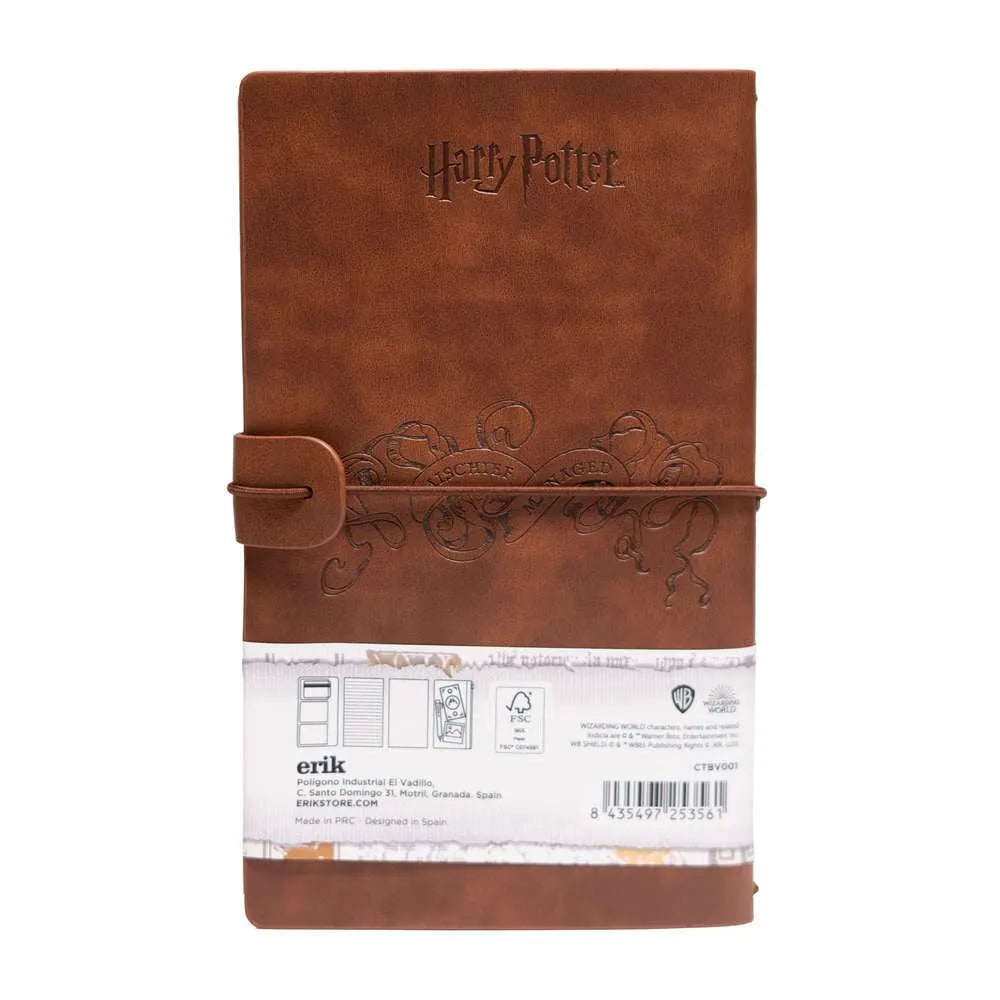 Notebook Harry Potter con piccola replica Mappa del Malandrino - Mitico
