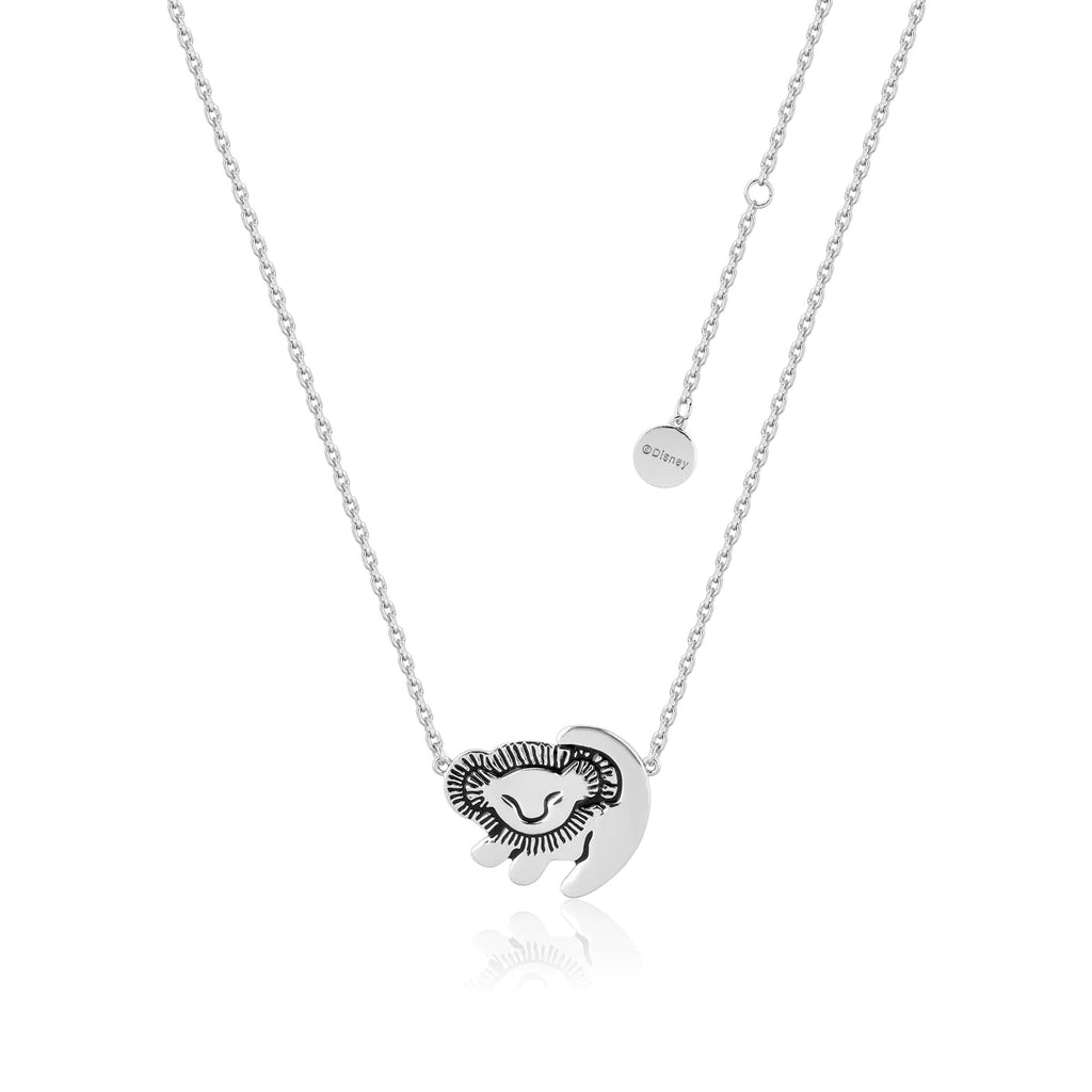 Il Re Leone - Collana Simba placcata Oro Bianco