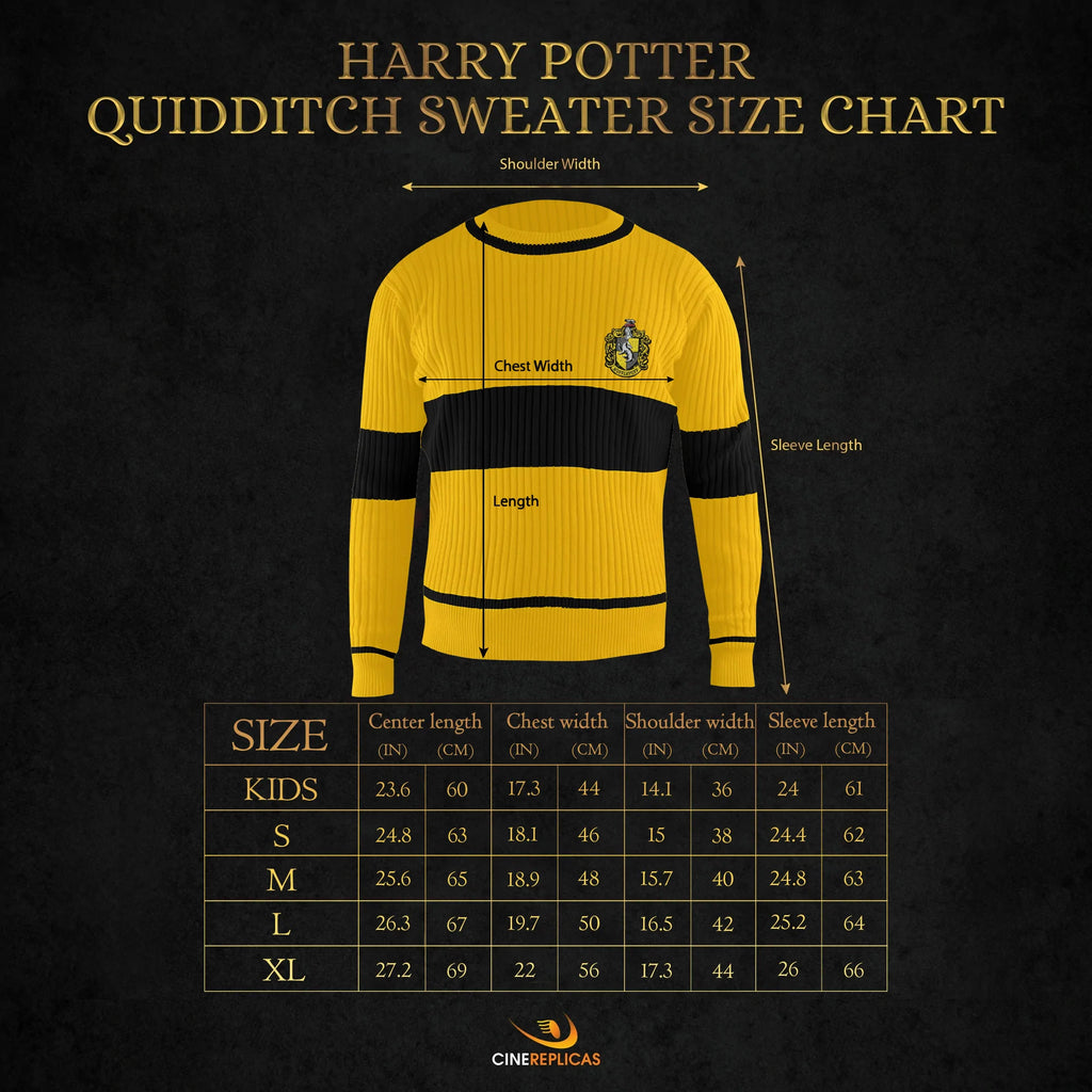 Maglione Quidditch Tassorosso