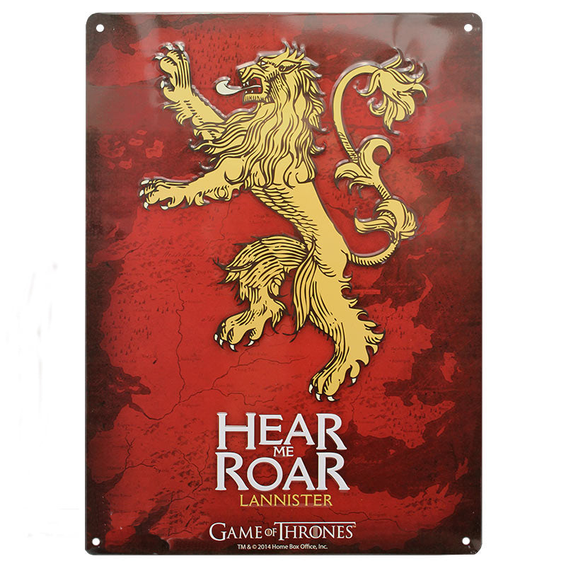 Placca in Metallo Lannister
