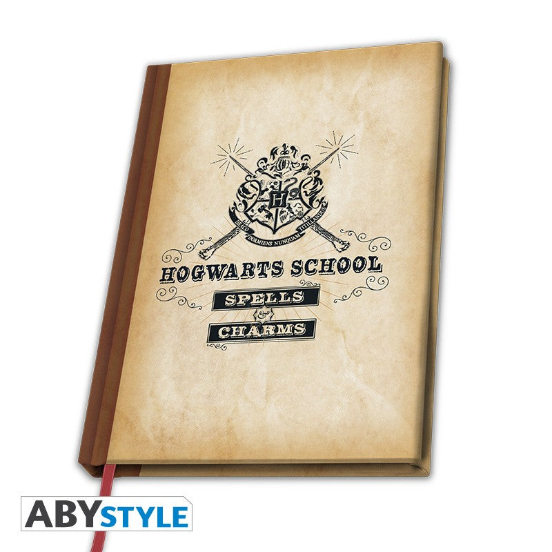 Notebook A5 Hogwarts School Spells e Charm