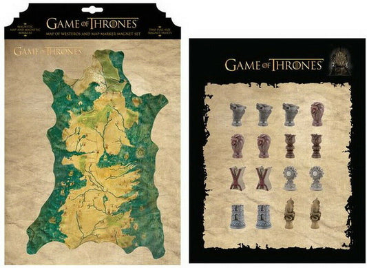 Game of Thrones - Mappa di Westeros e Pennarello Magnete Set