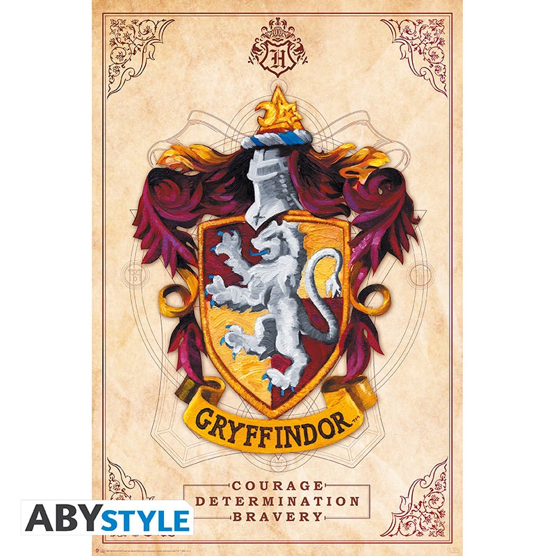 Poster Stemma Grifondoro Harry Potter Aby Style