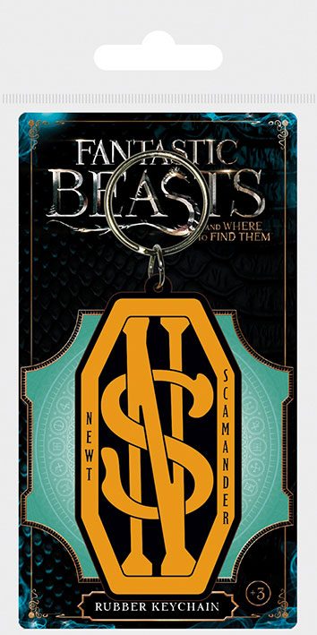 Portachiavi Newt Scamander Logo in Gomma